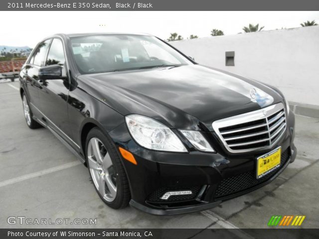 2011 Mercedes-Benz E 350 Sedan in Black