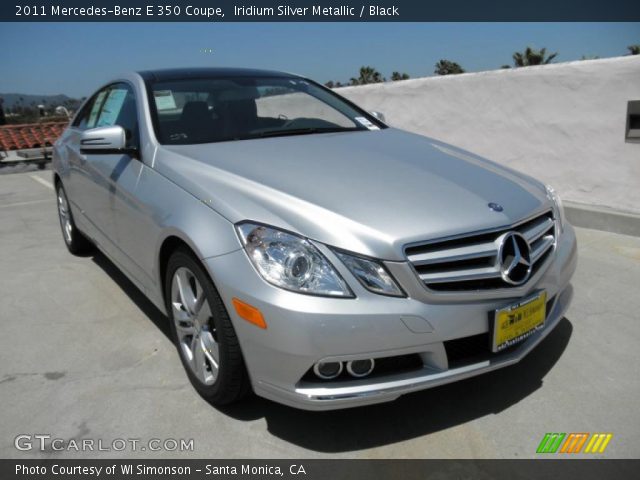 2011 Mercedes-Benz E 350 Coupe in Iridium Silver Metallic