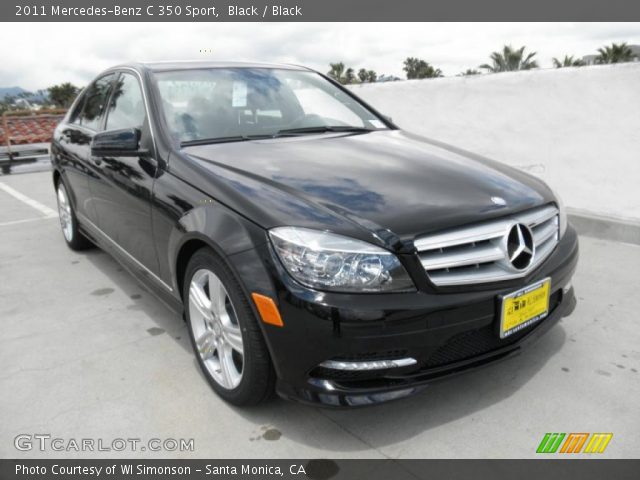 2011 Mercedes-Benz C 350 Sport in Black