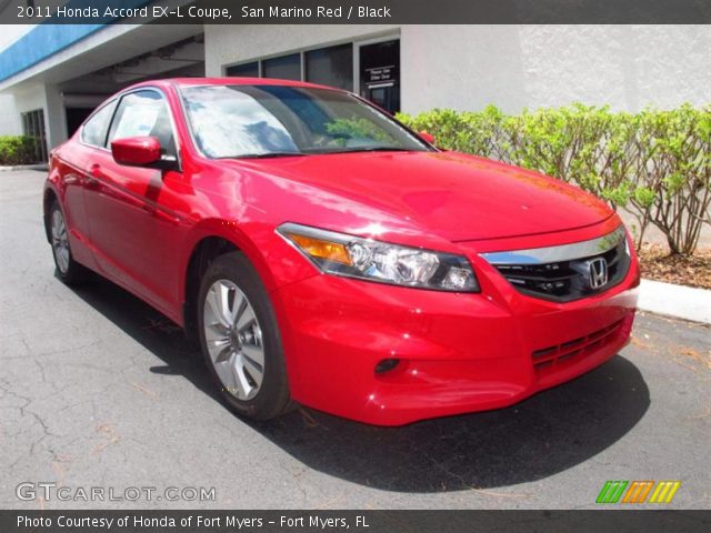 2011 Honda Accord EX-L Coupe in San Marino Red