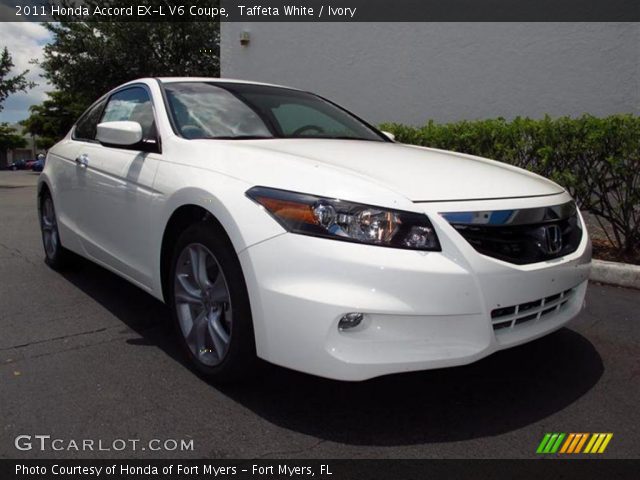 2011 Honda Accord EX-L V6 Coupe in Taffeta White