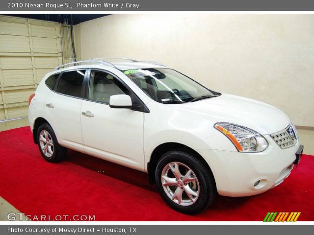 2010 Nissan Rogue SL in Phantom White