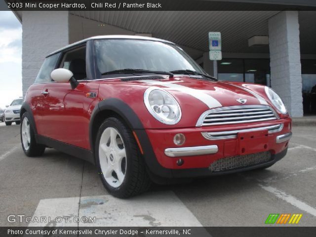 2003 Mini Cooper Hardtop in Chili Red