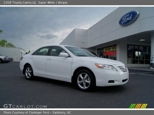 2008 Toyota Camry LE in Super White