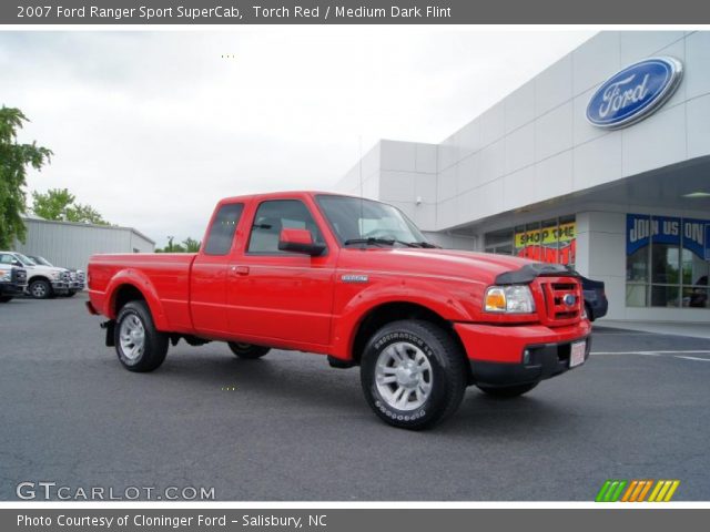 2007 Ford Ranger Sport SuperCab in Torch Red