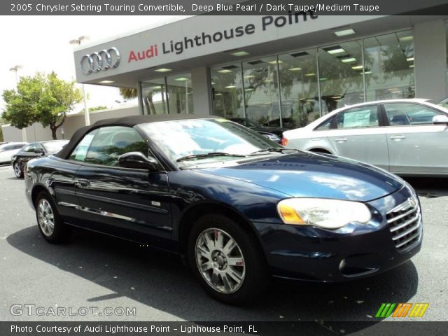 2005 Chrysler Sebring Touring Convertible in Deep Blue Pearl
