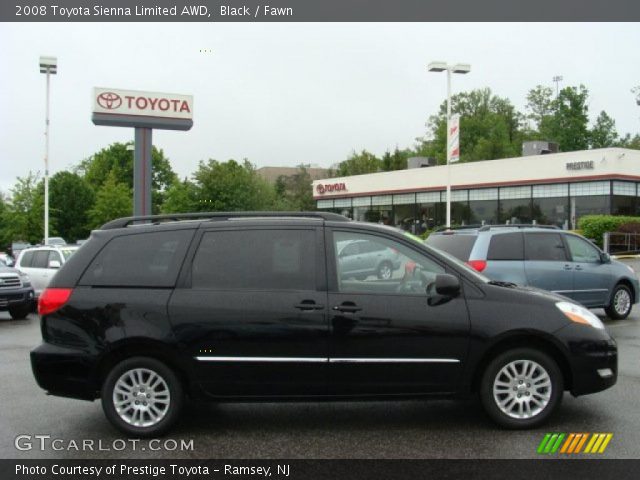 2008 Toyota Sienna Limited AWD in Black