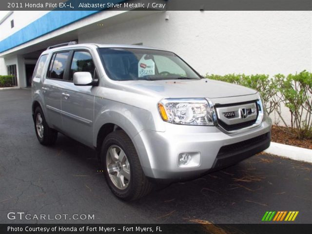 2011 Honda Pilot EX-L in Alabaster Silver Metallic