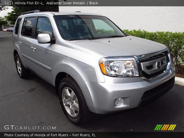 2011 Honda Pilot EX-L in Alabaster Silver Metallic