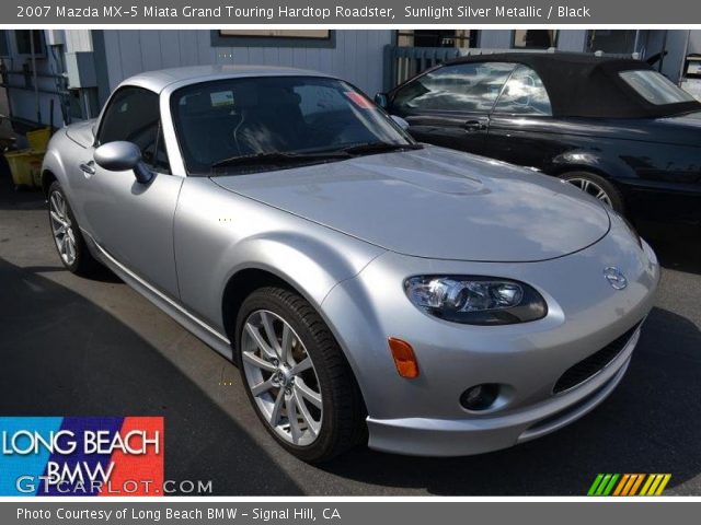 2007 Mazda MX-5 Miata Grand Touring Hardtop Roadster in Sunlight Silver Metallic