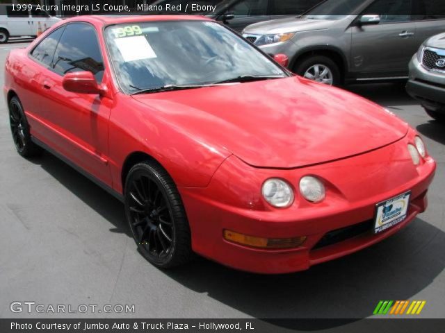 1999 Acura Integra LS Coupe in Milano Red