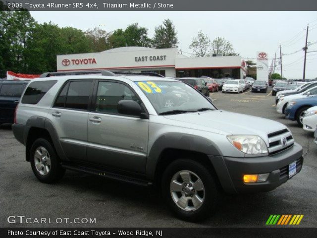 2003 Toyota 4Runner SR5 4x4 in Titanium Metallic