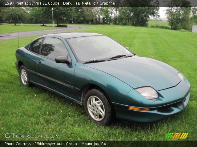 1997 Pontiac Sunfire SE Coupe in Dark Teal Metallic