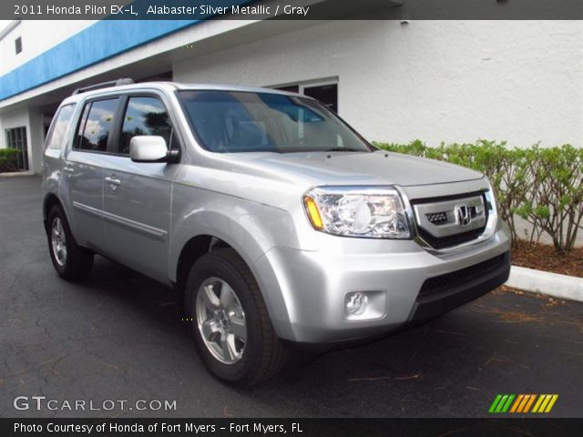 2011 Honda Pilot EX-L in Alabaster Silver Metallic