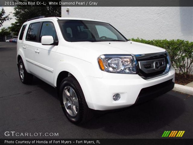 2011 Honda Pilot EX-L in White Diamond Pearl