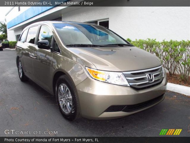 2011 Honda Odyssey EX-L in Mocha Metallic