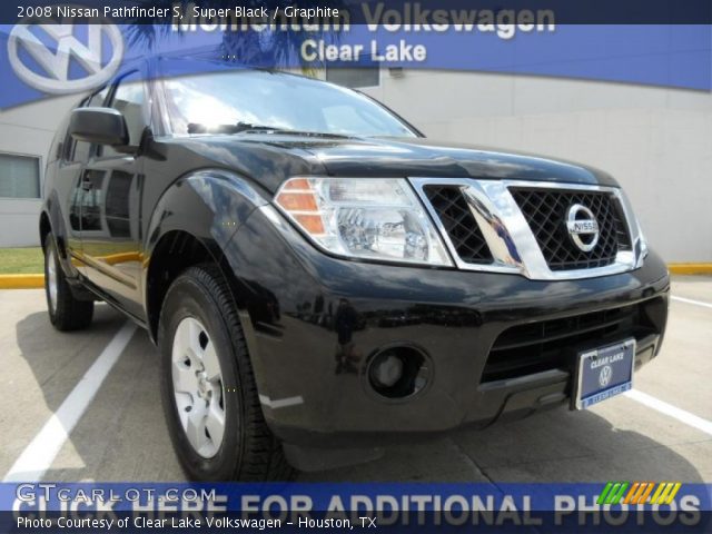 2008 Nissan Pathfinder S in Super Black
