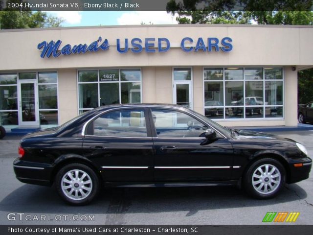 2004 Hyundai Sonata V6 in Ebony Black