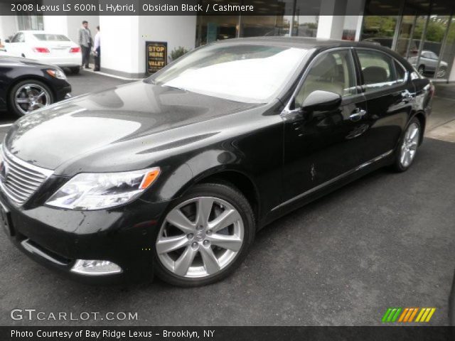 2008 Lexus LS 600h L Hybrid in Obsidian Black