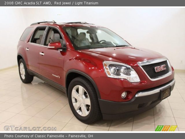 2008 GMC Acadia SLT AWD in Red Jewel