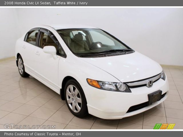 2008 Honda Civic LX Sedan in Taffeta White