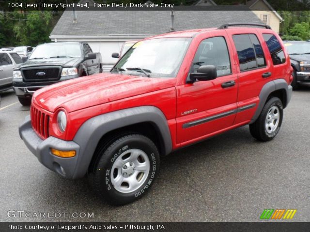 2004 Jeep Liberty Sport 4x4 in Flame Red