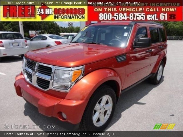 2007 Dodge Nitro SXT in Sunburst Orange Pearl