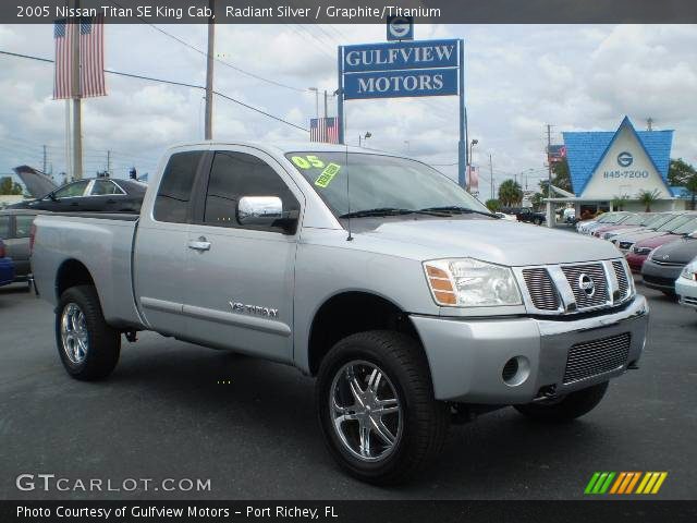 2005 Nissan Titan SE King Cab in Radiant Silver