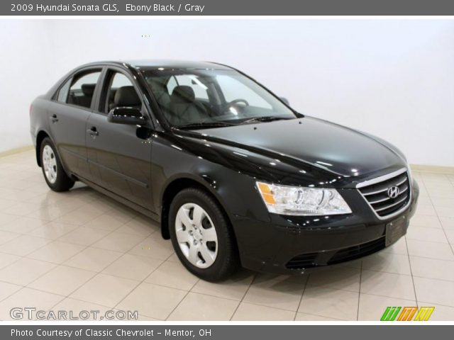2009 Hyundai Sonata GLS in Ebony Black