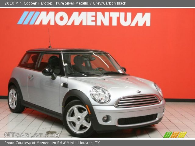 2010 Mini Cooper Hardtop in Pure Silver Metallic