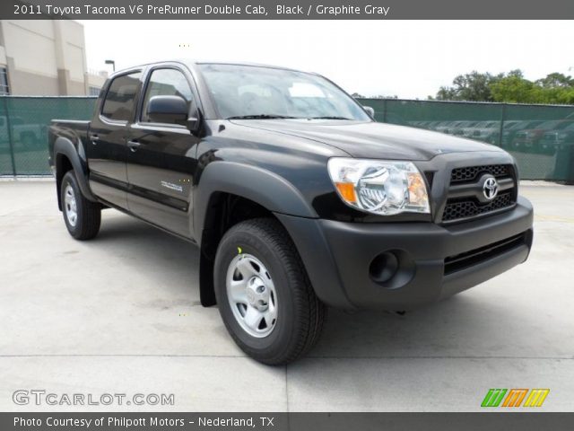 2011 Toyota Tacoma V6 PreRunner Double Cab in Black