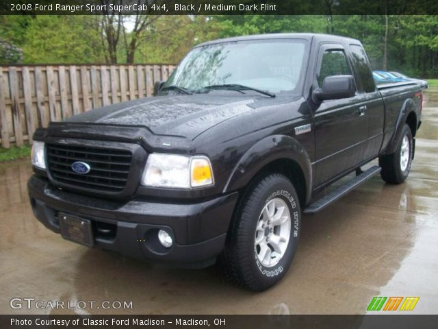 2008 Ford Ranger Sport SuperCab 4x4 in Black