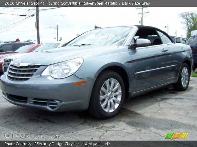 2010 Chrysler Sebring Touring Convertible in Silver Steel Metallic