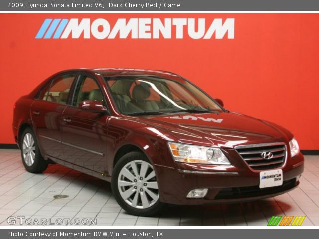 2009 Hyundai Sonata Limited V6 in Dark Cherry Red