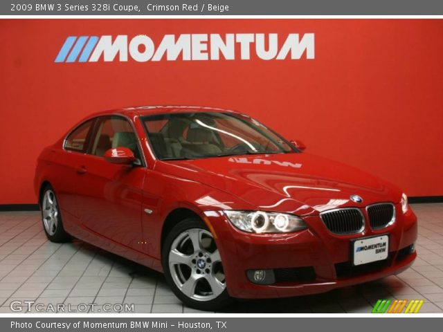 2009 BMW 3 Series 328i Coupe in Crimson Red