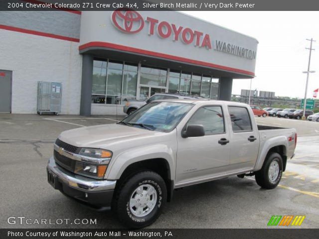 2004 Chevrolet Colorado Z71 Crew Cab 4x4 in Silver Birch Metallic