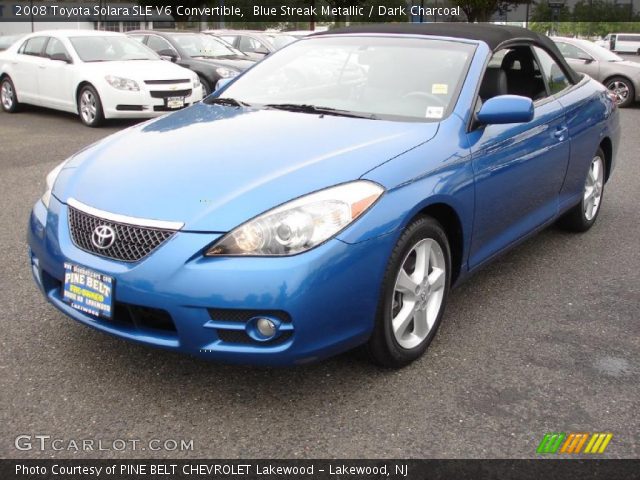 2008 Toyota Solara SLE V6 Convertible in Blue Streak Metallic