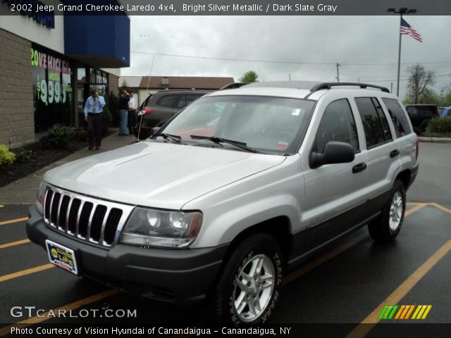2002 Jeep Grand Cherokee Laredo 4x4 in Bright Silver Metallic
