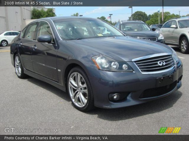2008 Infiniti M 45 S Sedan in Blue Slate