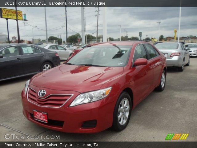 2011 Toyota Camry LE in Barcelona Red Metallic