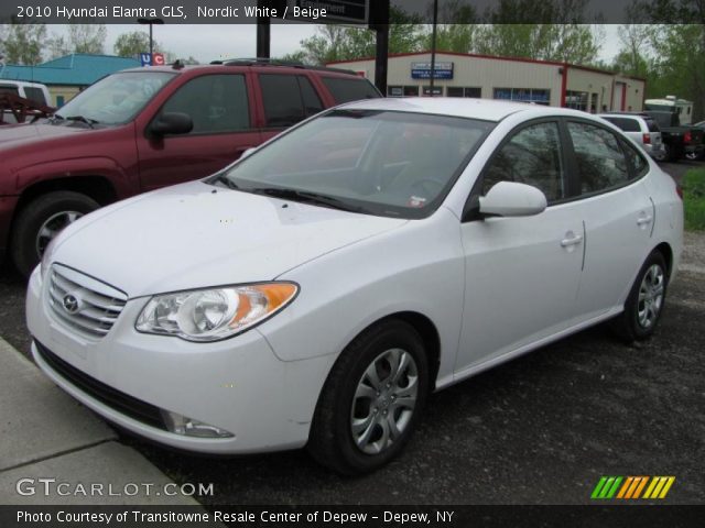 2010 Hyundai Elantra GLS in Nordic White