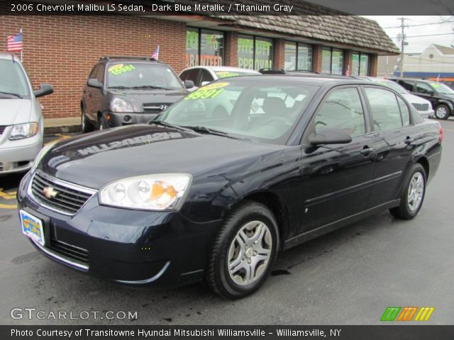 2006 Chevrolet Malibu LS Sedan in Dark Blue Metallic