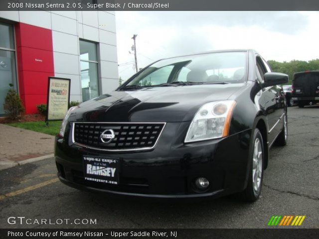 2008 Nissan Sentra 2.0 S in Super Black