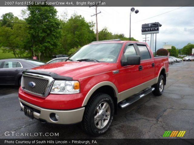 2007 Ford F150 Lariat SuperCrew 4x4 in Bright Red