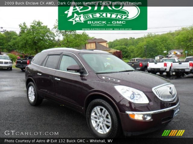 2009 Buick Enclave CX AWD in Dark Crimson Metallic