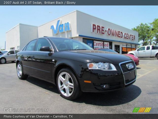 2007 Audi A4 2.0T Sedan in Brilliant Black