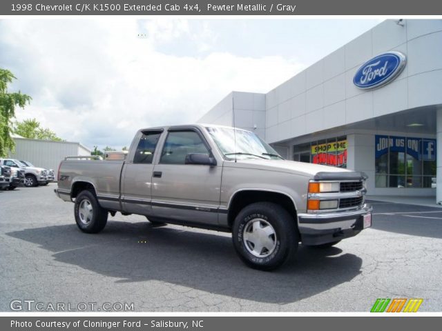 1998 Chevrolet C/K K1500 Extended Cab 4x4 in Pewter Metallic