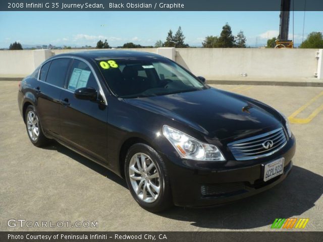 2008 Infiniti G 35 Journey Sedan in Black Obsidian