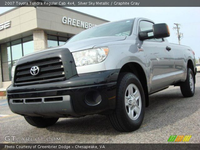 2007 Toyota Tundra Regular Cab 4x4 in Silver Sky Metallic