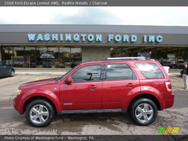 2008 Ford Escape Limited 4WD in Redfire Metallic
